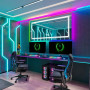 Зеркало с RGB подсветкой Декор 06 в интернет-магазине «Зеркала с подсветкой» фото