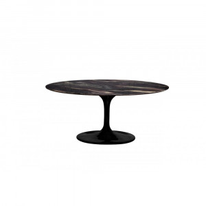 Стол обеденный овальный чёрный Cippolo 170х110х76,2 см 33FS-DT3056-BL